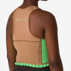Women Rapha + Shrimps Cropped Zip Tank