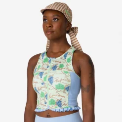 Women Rapha + Shrimps Cropped Zip Tank