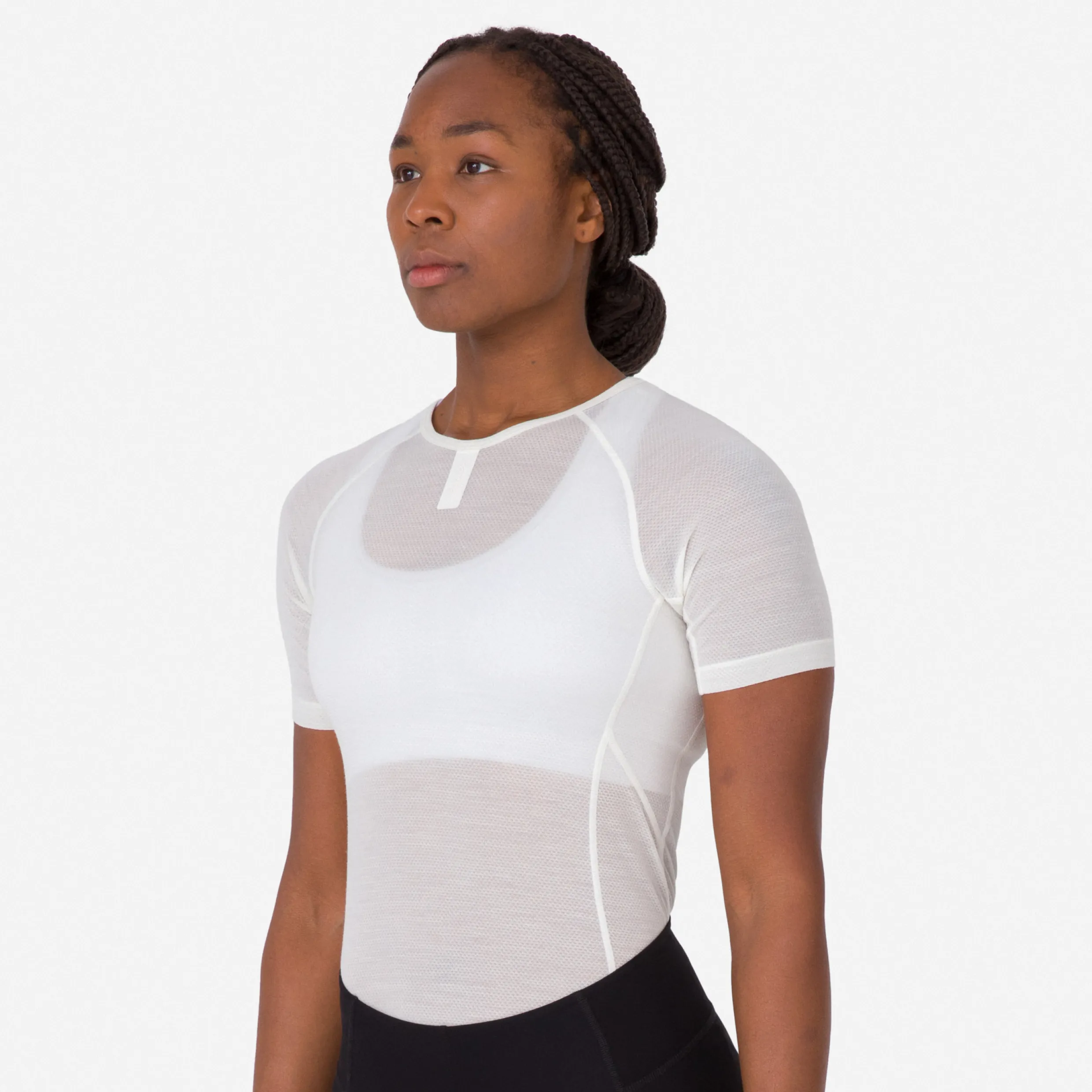 Women Rapha Women's Merino Lightweight Base Layer - Short Sleeve