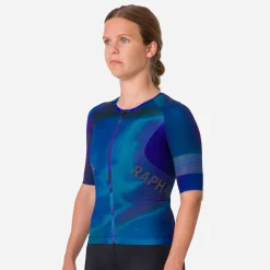 Women Rapha Women's Pro Team Aero Jersey - Oil Slick