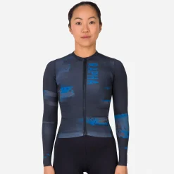 Women Rapha Women's Pro Team Long Sleeve Lightweight Jersey - Print Pack