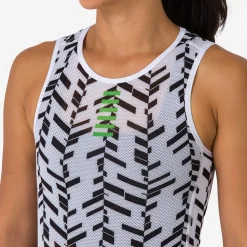 Women Rapha Women's Pro Team Sleeveless Base Layer - Data Print